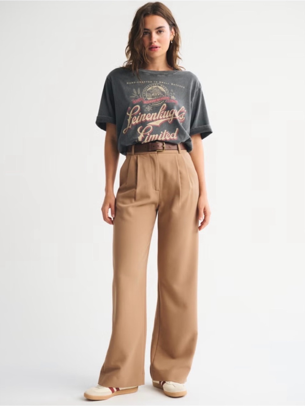 Abercrombie Sloane Tailored Pants in Tan 27 X-SHORT